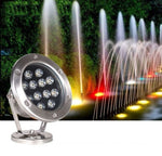 Lumière LED sous-marine pour piscine, bassin de poissons, fontaine, étanche, 36W