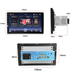 Q3570 Lecteur MP5 Carplay à broche unique 9 pouces, Style :, Standard, Standard+Caméra 4 LED, Standard+Caméra 8 LED, Standard+Caméra 12 LED