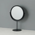 Miroir de Maquillage de Bureau Simple Miroir Portable Miroir Rotatif de Coiffeuse,Style:, Modèle Haut Doré, Modèle sur Pied Doré, Modèle Haut Noir, Modèle sur Pied Noir