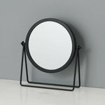 Miroir de Maquillage de Bureau Simple Miroir Portable Miroir Rotatif de Coiffeuse,Style:, Modèle Haut Doré, Modèle sur Pied Doré, Modèle Haut Noir, Modèle sur Pied Noir