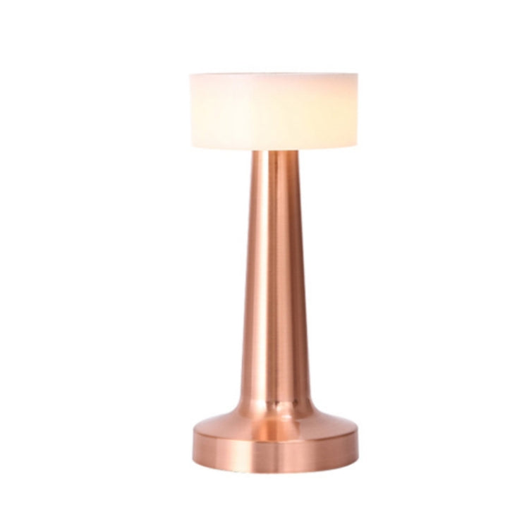Lampe de bureau à chargement sans fil tactile Lampe d'ambiance de nuit, Bronze, Doré, Argenté
