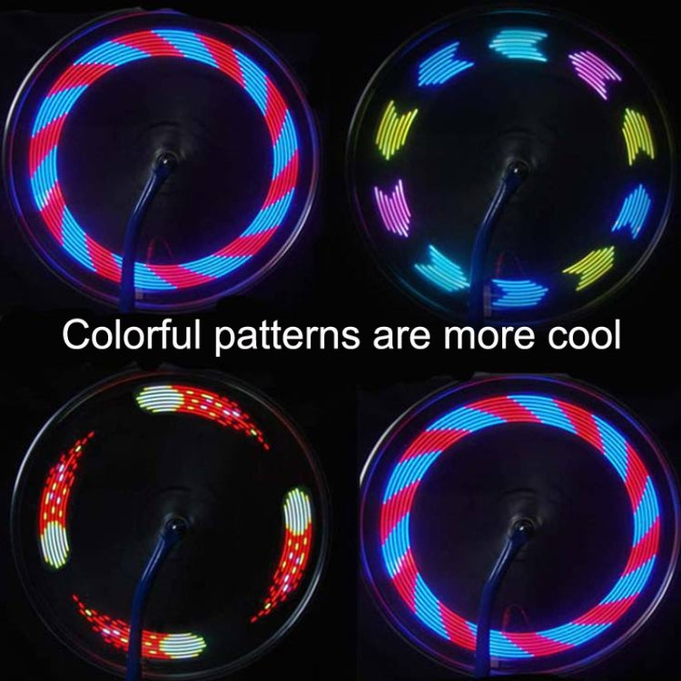 Lampe à rayons colorés en fil d'acier pour vélo de montagne Hot Wheels double face, A02