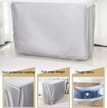 Housse de protection imperméable et anti-poussière pour climatiseur extérieur, Tailles : S 80 x 28 x 54cm, M 86 x 30 x 56cm, L 95 x 40 x 73cm, XL 100 x 41 x 80cm