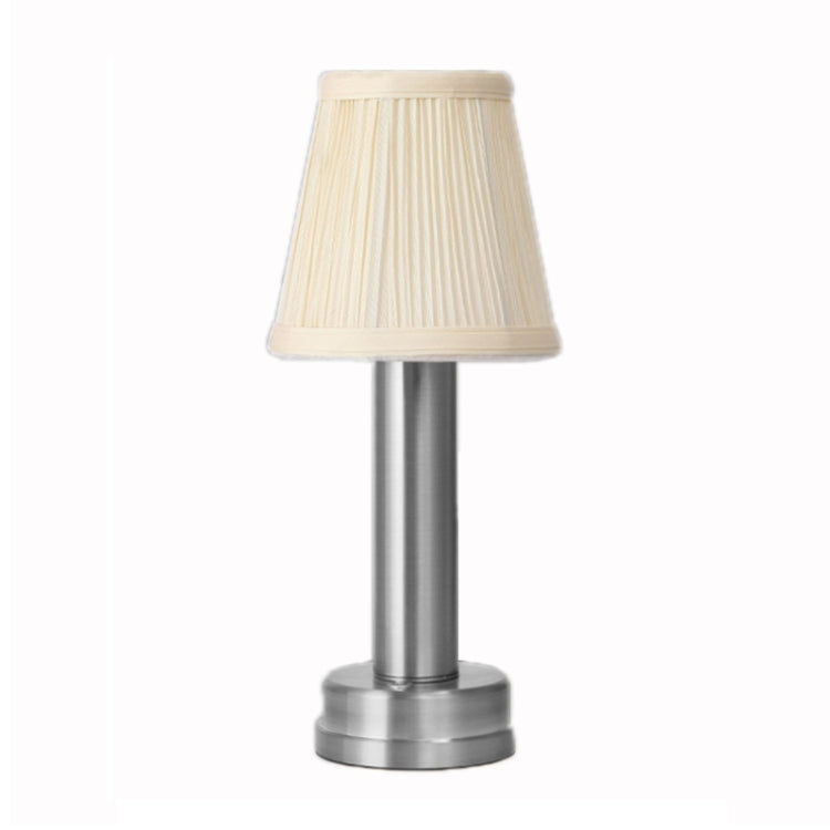 Veilleuse d'ambiance LED de chevet avec chargement USB, Argent, Doré