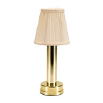 Veilleuse d'ambiance LED de chevet avec chargement USB, Argent, Doré
