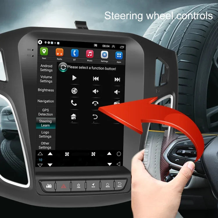 Pour Ford Focus 9,7 pouces Android WiFi Machine intégrée de voiture, Style :, Standard, Standard+Caméra 4 LED, Standard+Caméra 12 LED