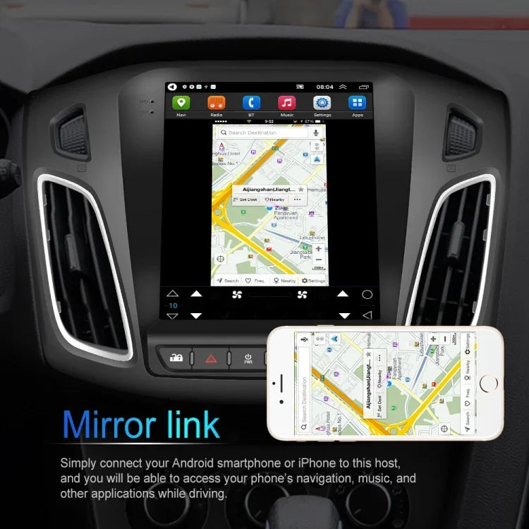 Pour Ford Focus 9,7 pouces Android WiFi Machine intégrée de voiture, Style :, Standard, Standard+Caméra 4 LED, Standard+Caméra 12 LED