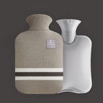 Grande bouillotte en PVC anti-explosion à injection d'eau, Spécifications : 1000ml (Rose cuir), 1000ml (Orange), 1000ml (Gris clair), 1000ml (Gris foncé), 1000ml (Bleu marine), 1000ml (Bleu ciel), 2000ml (Rose cuir), 2000ml (Orange), 2000ml (Gris clair)