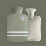 Grande bouillotte en PVC anti-explosion à injection d'eau, Spécifications : 1000ml (Rose cuir), 1000ml (Orange), 1000ml (Gris clair), 1000ml (Gris foncé), 1000ml (Bleu marine), 1000ml (Bleu ciel), 2000ml (Rose cuir), 2000ml (Orange), 2000ml (Gris clair)