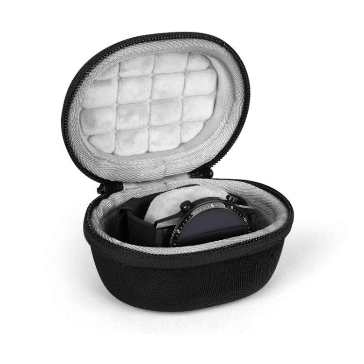 Étui de rangement pour montre intelligente en EVA, sac de rangement universel en polaire pour montre avec mousqueton, noir, bleu, orange