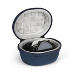 Étui de rangement pour montre intelligente en EVA, sac de rangement universel en polaire pour montre avec mousqueton, noir, bleu, orange