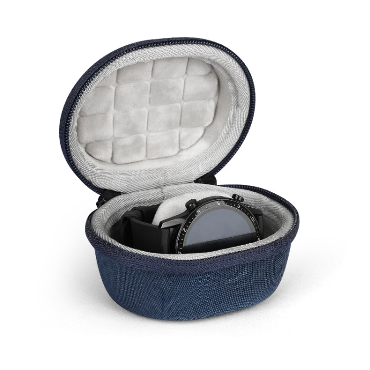 Étui de rangement pour montre intelligente en EVA, sac de rangement universel en polaire pour montre avec mousqueton, noir, bleu, orange