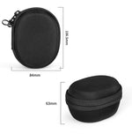 Étui de rangement pour montre intelligente en EVA, sac de rangement universel en polaire pour montre avec mousqueton, noir, bleu, orange