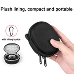 Étui de rangement pour montre intelligente en EVA, sac de rangement universel en polaire pour montre avec mousqueton, noir, bleu, orange