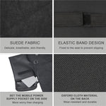 Coussins chauffants USB chauds pour camping d'hiver en extérieur avec dossier, noir avec dossier, gris avec dossier
