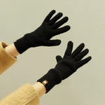 227-A0124 Gants en laine tricotés rayés chauds pour écran tactile Gants d'hiver chauds pour le cyclisme