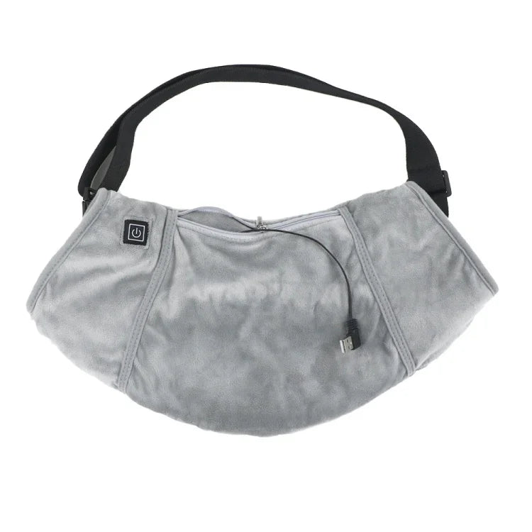 Manchon chauffe-mains électrique, sac de taille gant thermique pour temps froid, chauffe-mains chauffant
