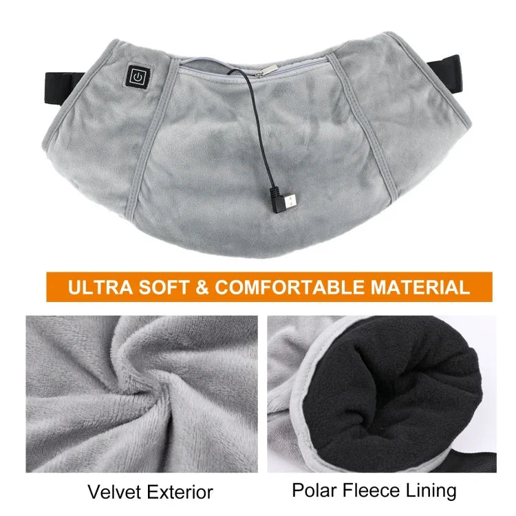 Manchon chauffe-mains électrique, sac de taille gant thermique pour temps froid, chauffe-mains chauffant