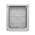 GM-01 Chatière pour animaux de compagnie ABS, porte pour chien et chat, GM-01 blanc