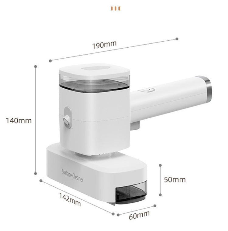 Nettoyeur à main sans fil multifonction 12 W, raclette à vitres, nettoyeur à main