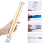 Lampe de placard intelligente à détection de mouvement humain de 2,8W avec chargement USB, Longueur :, 30 cm, 40 cm