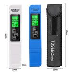 Stylo testeur de qualité d'eau TDS & EC modèle rétroéclairé, stylo testeur de conductivité, modèle rétroéclairé (blanc), modèle rétroéclairé (bleu)