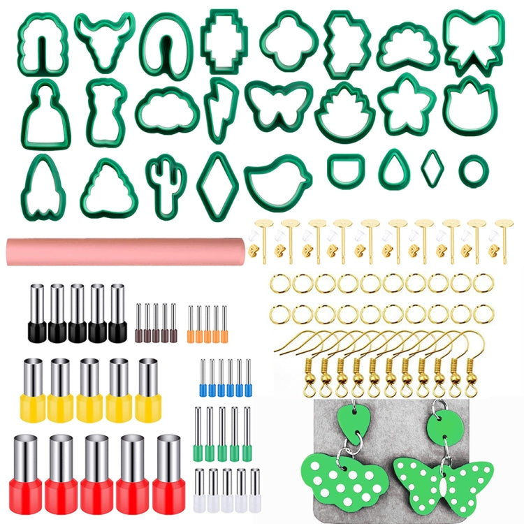 106-1 116 dans 1 Ensemble de découpe d'argile Moule de boucles d'oreilles en argile Outils de fabrication de boucles d'oreilles en argile