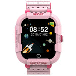 Montre connectée pour enfants DF75 1,4 pouce avec GPS 4G, étanche, fonction d'appel et SOS