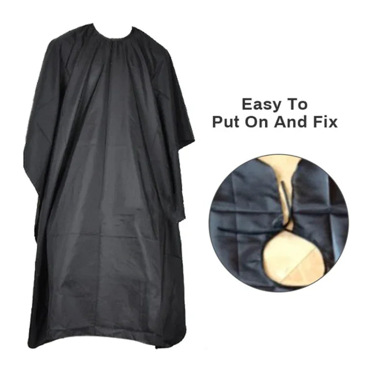Tablier imperméable spécial salon pour coloration et rasage des cheveux adultes, Tablier
