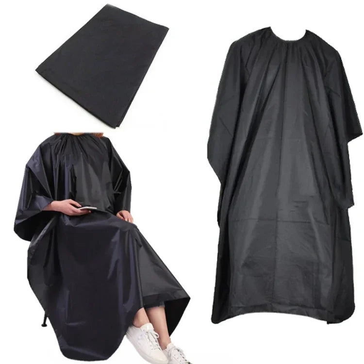 Tablier imperméable spécial salon pour coloration et rasage des cheveux adultes, Tablier