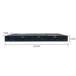 Répartiteur HDMI 8 ports FJGEAR SM4K108 4K HD audio et vidéo, prise EU, SM4K108