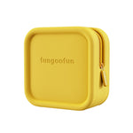 Fungoofun Trousse de voyage en EVA pour cosmétiques et accessoires numériques, coloris bonbon : Carré rose, Carré orange, Carré jaune, Brique rose, Brique orange, Brique jaune