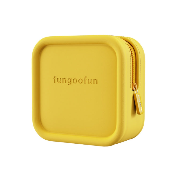 Fungoofun Trousse de voyage en EVA pour cosmétiques et accessoires numériques, coloris bonbon : Carré rose, Carré orange, Carré jaune, Brique rose, Brique orange, Brique jaune