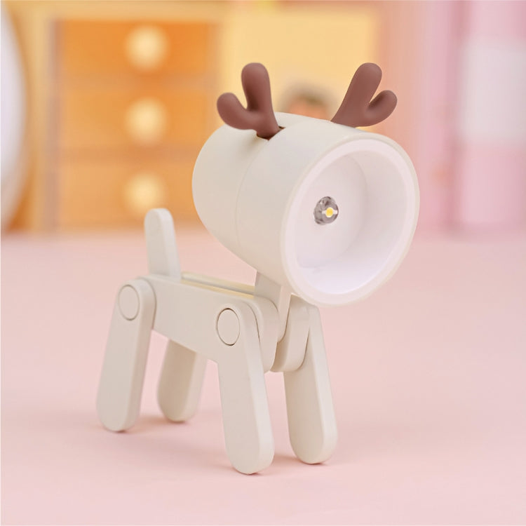 TL-23 LED Mini Foldable Cartoon Desk Lamp Home Pet Shape Decoration Table Lamp, Spec:, Dog (Blue), Dog (Green), Dog (Pink), Dog (Beige), Dog (Orange）, Dog (Yellow), Deer (Blue), Deer (Green), Deer (Pink), Deer (Beige), Deer (Orange), Deer (Yellow)     ...