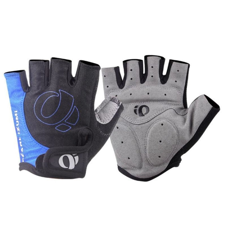 YIZIMI Gants anti-choc demi-doigts Cyclisme Gants courts en silicone, S, M, L, XL