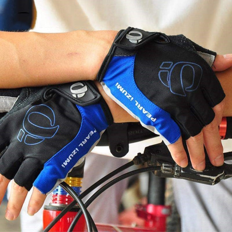 YIZIMI Gants anti-choc demi-doigts Cyclisme Gants courts en silicone, S, M, L, XL