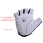 YIZIMI Gants anti-choc demi-doigts Cyclisme Gants courts en silicone, S, M, L, XL