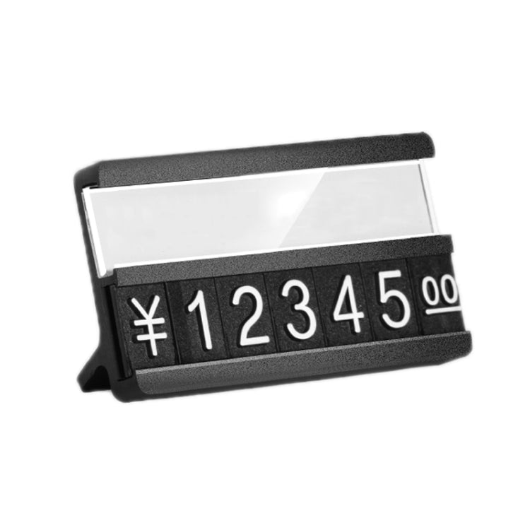 Afficheur de prix de grain numérique en métal, micro plaque sur pied, double couche, simple couche