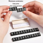 Afficheur de prix de grain numérique en métal, micro plaque sur pied, double couche, simple couche