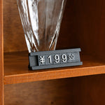 Afficheur de prix de grain numérique en métal, micro plaque sur pied, double couche, simple couche