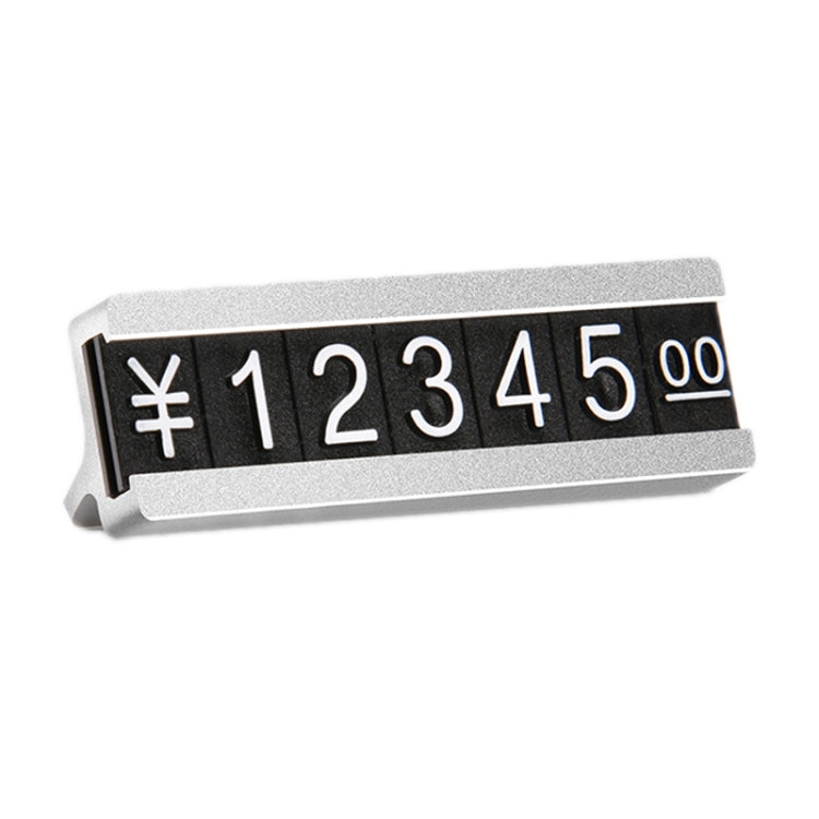 Afficheur de prix de grain numérique en métal, micro plaque sur pied, double couche, simple couche