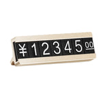 Afficheur de prix de grain numérique en métal, micro plaque sur pied, double couche, simple couche