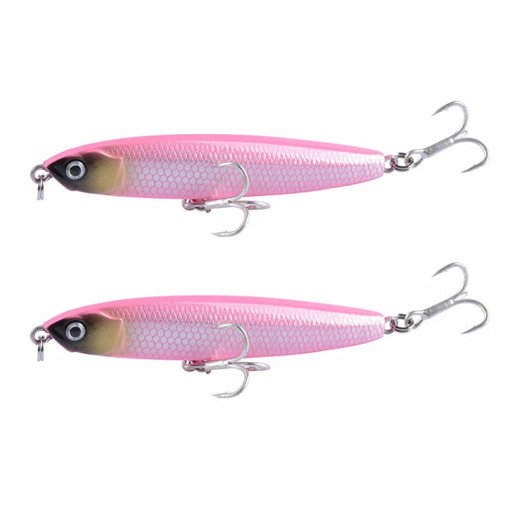 2 pièces leurre dur à lancer long coulant CH79, spécifications : 8 cm 10 g, 8 cm 14 g, 10,4 cm 18 g