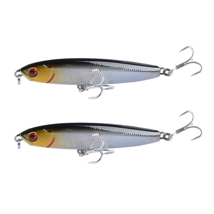 2 pièces leurre dur à lancer long coulant CH79, spécifications : 8 cm 10 g, 8 cm 14 g, 10,4 cm 18 g