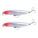 2 pièces leurre dur à lancer long coulant CH79, spécifications : 8 cm 10 g, 8 cm 14 g, 10,4 cm 18 g