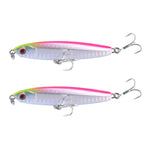 2 pièces leurre dur à lancer long coulant CH79, spécifications : 8 cm 10 g, 8 cm 14 g, 10,4 cm 18 g