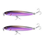 2 pièces leurre dur à lancer long coulant CH79, spécifications : 8 cm 10 g, 8 cm 14 g, 10,4 cm 18 g