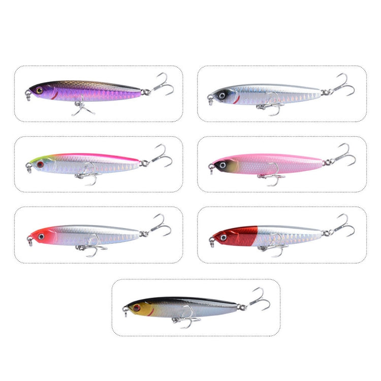 2 pièces leurre dur à lancer long coulant CH79, spécifications : 8 cm 10 g, 8 cm 14 g, 10,4 cm 18 g