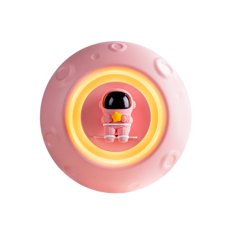 K-1101 Machine d'aromathérapie intelligente Astronaute à minuterie automatique avec petite veilleuse, blanc, rose
