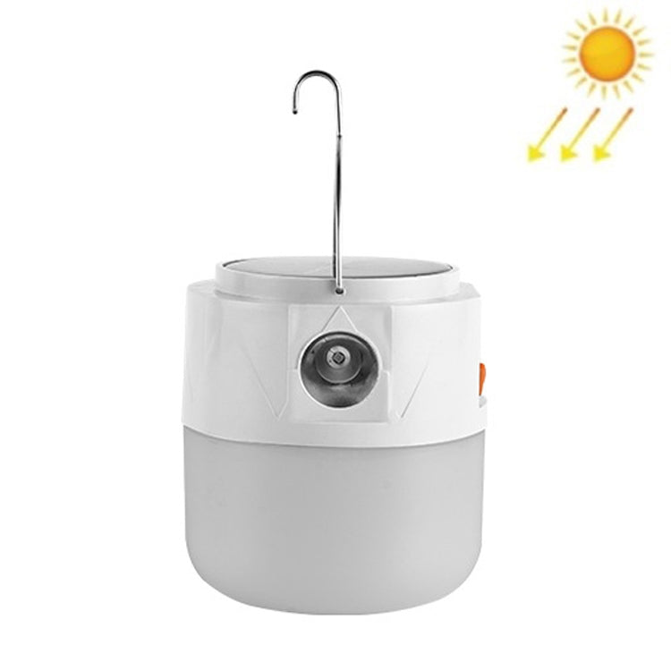 Lampe ampoule LED rechargeable solaire 105, lampe de camping, lampe de secours avec fonction torche, blanche, bleue, orange